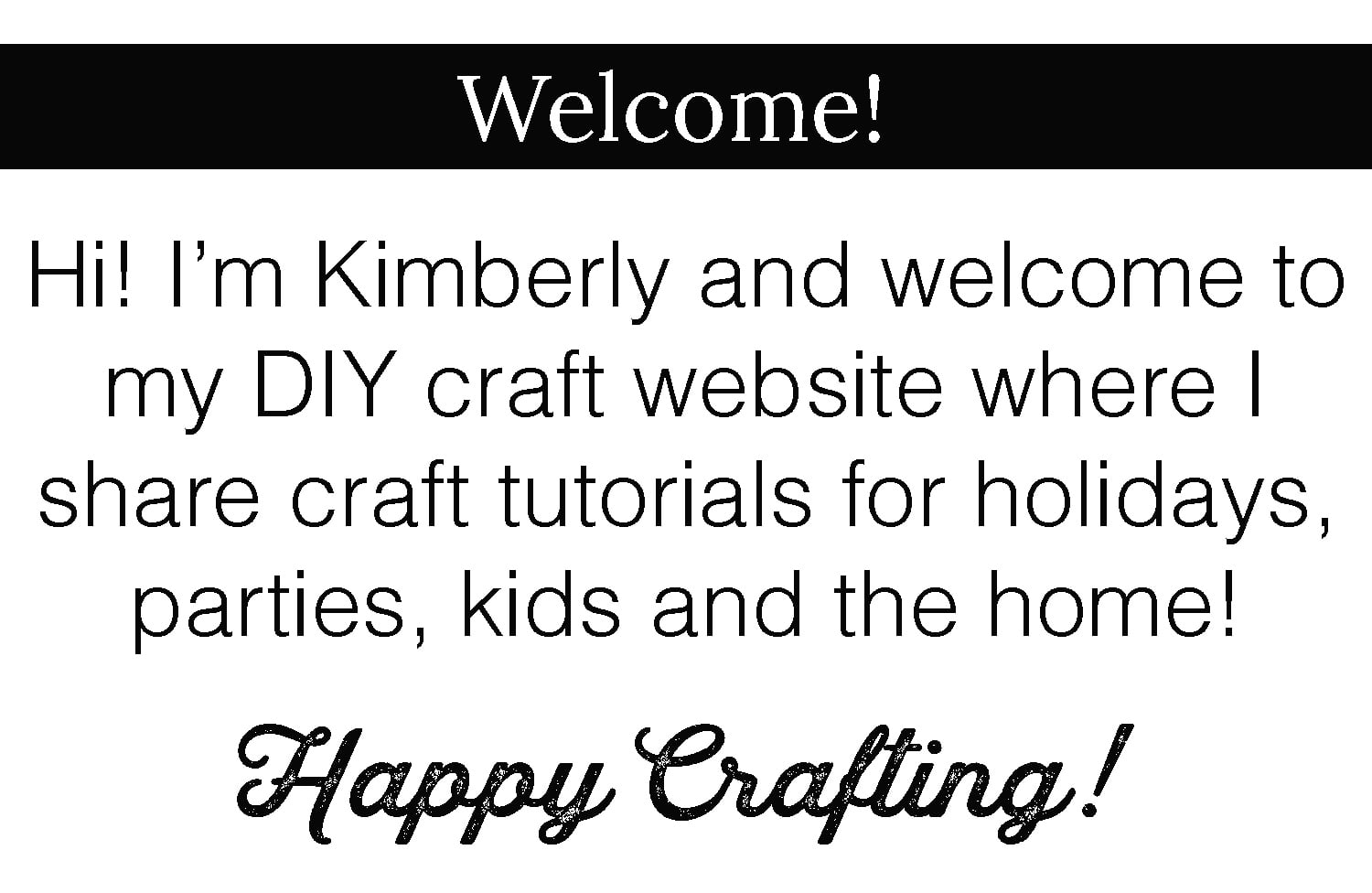 welcome to my website!